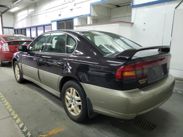 4S3BE6869Y7203753 - 2000 SUBARU LEGACY OUT TWO TONE photo 3