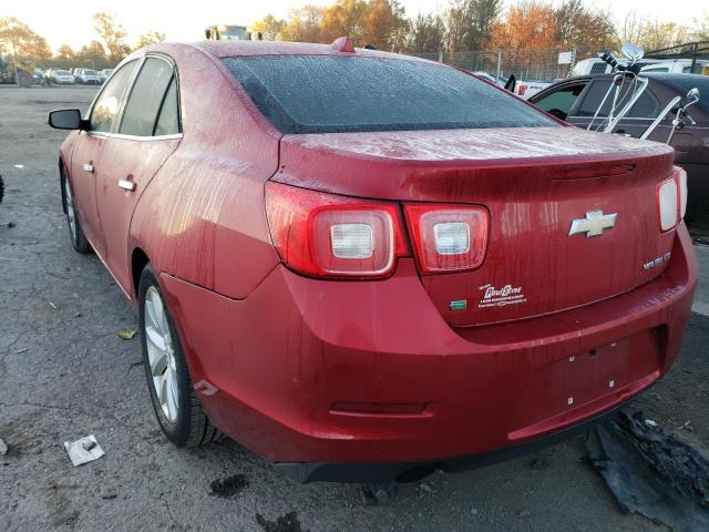 1G11H5SLXEF254443 - 2014 CHEVROLET MALIBU LTZ მუქწითელი ფოტო 3