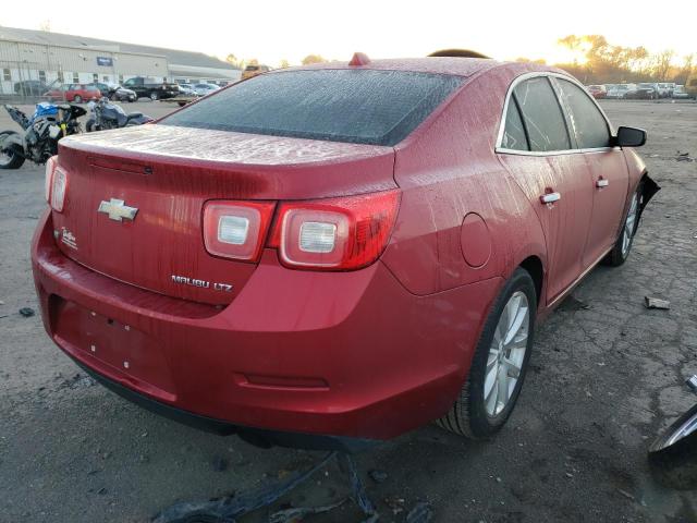 1G11H5SLXEF254443 - 2014 CHEVROLET MALIBU LTZ მუქწითელი ფოტო 4