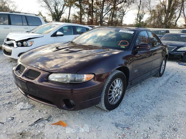 1G2WR52152F208558 - 2002 PONTIAC GRAND PRIX მუქწითელი ფოტო 2