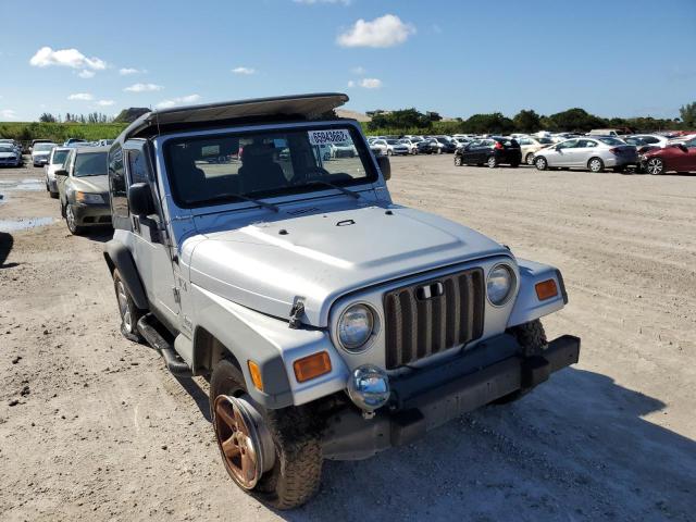 1J4FA39S06P767810 - 2006 JEEP WRANGLER X SILVER photo 4