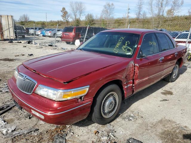 2MELM74WXVX678299 - 1997 MERCURY GRAND MARQ RED photo 9