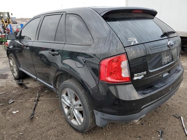 2FMDK3JC1DBA02538 - 2013 FORD EDGE SEL BLACK photo 3