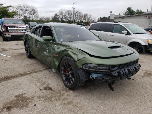 2C3CDXGJ0LH109524 - 2020 DODGE CHARGER SC GREEN photo 1