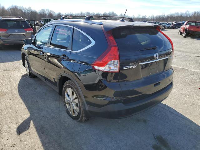 5J6RM4H75CL000366 - 2012 HONDA CR-V EXL BLACK photo 3