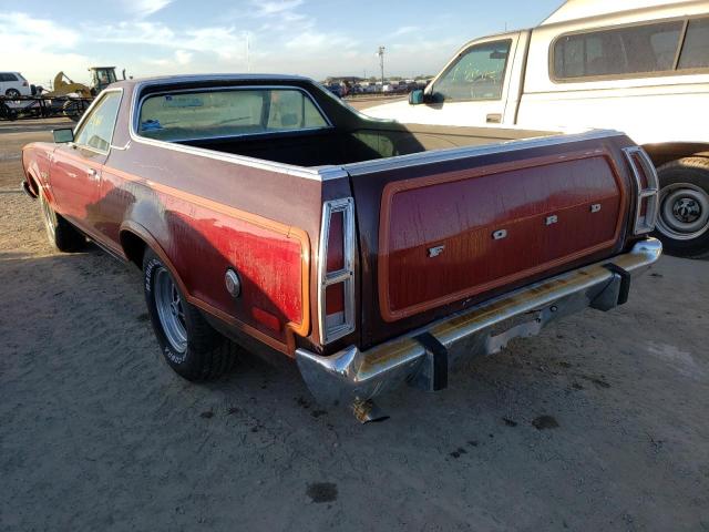 9H49F157947 - 1979 FORD RANCHERO TWO TONE photo 3