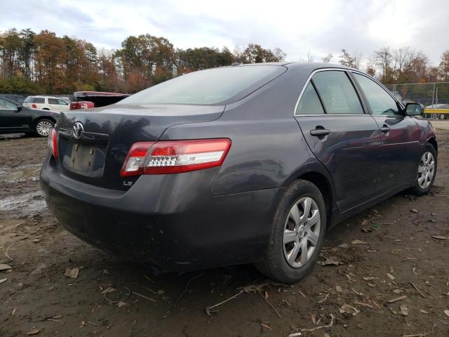 4T1BF3EK3AU113921 - 2010 TOYOTA CAMRY BASE GRAY photo 4