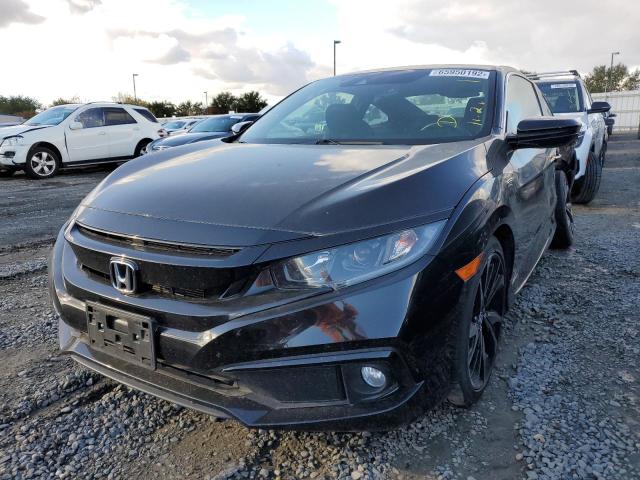 2HGFC4B83KH301793 - 2019 HONDA CIVIC SPOR BLACK photo 2