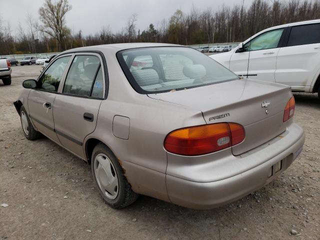 1Y1SK5281XZ400198 - 1999 CHEVROLET GEO PRIZM TAN photo 3