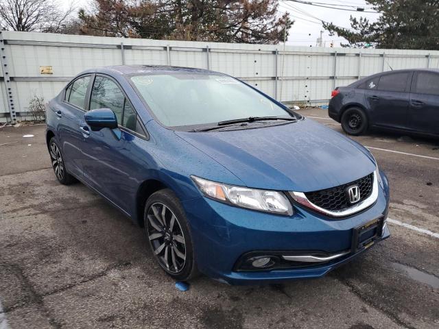 19XFB2F98EE050696 - 2014 HONDA CIVIC EXL Mavi foto 1