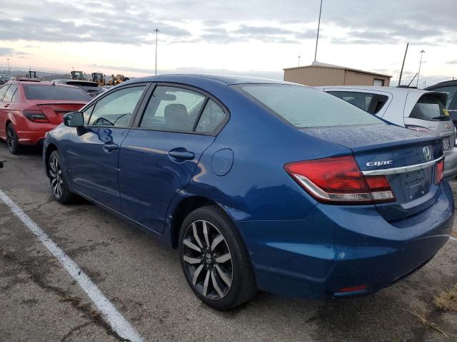 19XFB2F98EE050696 - 2014 HONDA CIVIC EXL Mavi foto 3