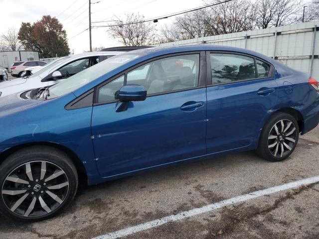 19XFB2F98EE050696 - 2014 HONDA CIVIC EXL Mavi foto 9