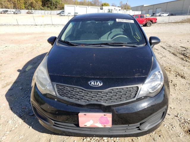 KNADM4A34D6164793 - 2013 KIA RIO LX BLACK photo 9