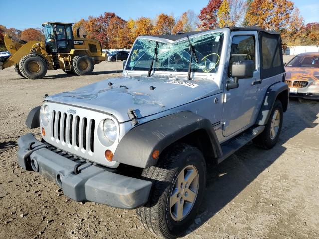 1J4AA2D19AL213278 - 2010 JEEP WRANGLER S SILVER photo 2