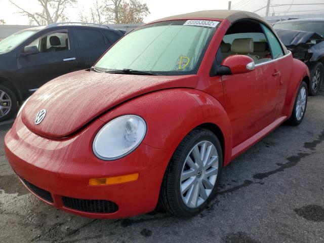 3VWRF31Y28M406931 - 2008 VOLKSWAGEN NEW BEETLE 红色 照片 2