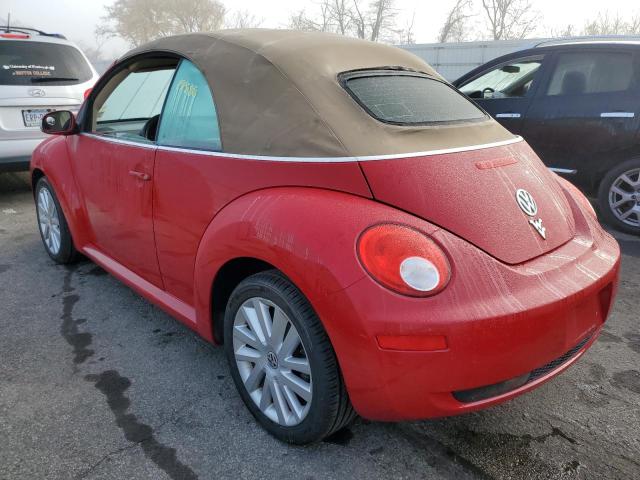 3VWRF31Y28M406931 - 2008 VOLKSWAGEN NEW BEETLE 红色 照片 3