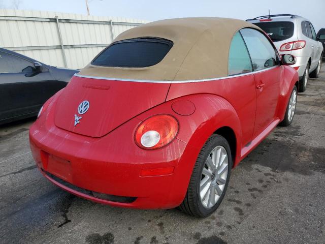 3VWRF31Y28M406931 - 2008 VOLKSWAGEN NEW BEETLE 红色 照片 4