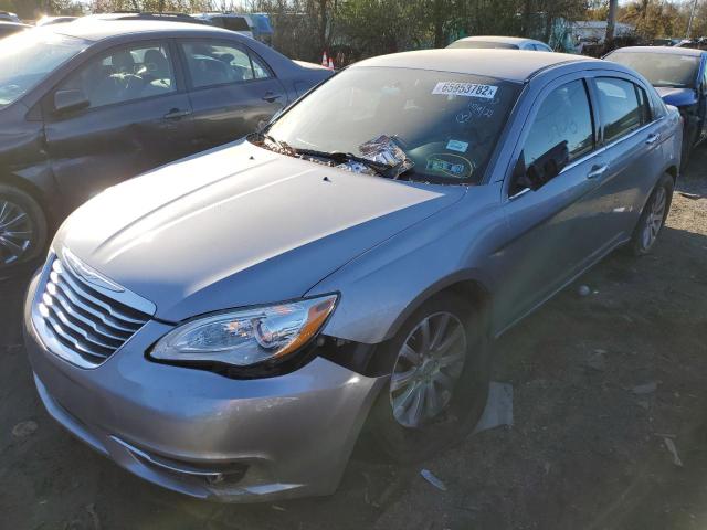 1C3CCBCG2EN100348 - 2014 CHRYSLER 200 LIMITE SILVER photo 1