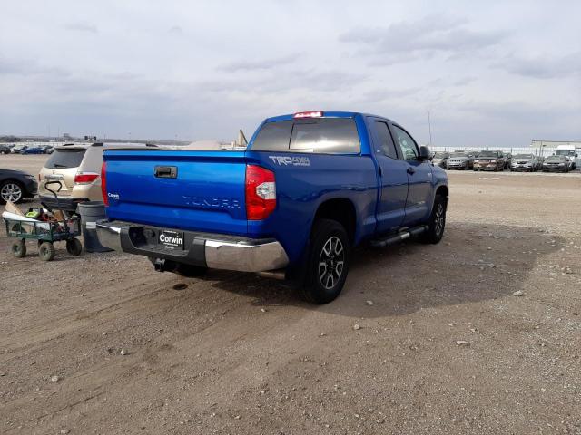 5TFUW5F15JX701445 - 2018 TOYOTA TUNDRA DOU BLUE photo 4