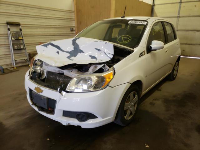 KL1TD66E89B632664 - 2009 CHEVROLET AVEO LS 白色 照片 2