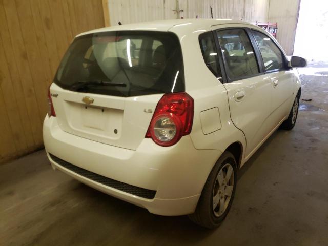 KL1TD66E89B632664 - 2009 CHEVROLET AVEO LS 白色 照片 4