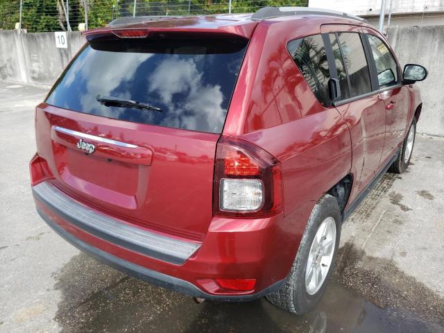 1C4NJCBA1FD235616 - 2015 JEEP COMPASS SP RED photo 4