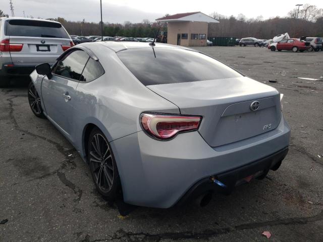 JF1ZNAA15D2730833 - 2013 TOYOTA SCION FR-S GRAY photo 3