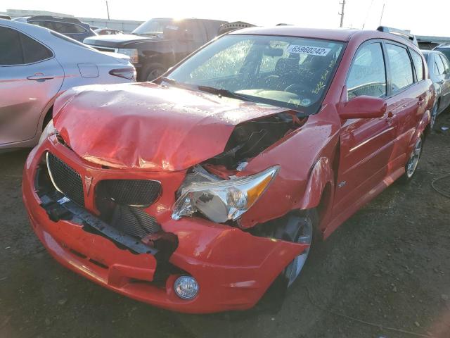 5Y2SL67876Z452353 - 2006 PONTIAC VIBE RED photo 2