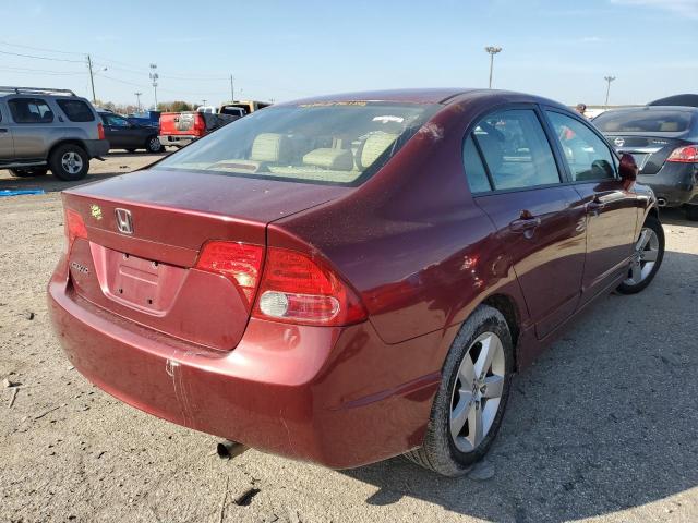 1HGFA16908L091611 - 2008 HONDA CIVIC EXL 勃艮第红 照片 4