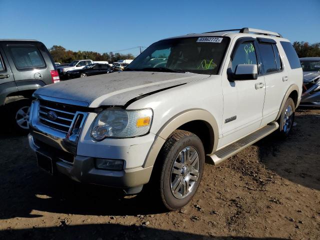 1FMEU74E36UA48923 - 2006 FORD EXPLORER E WHITE photo 2