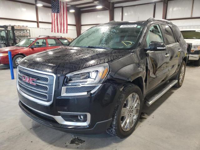 1GKKRSKD6HJ155852 - 2017 GMC ACADIA LIM BLACK photo 2