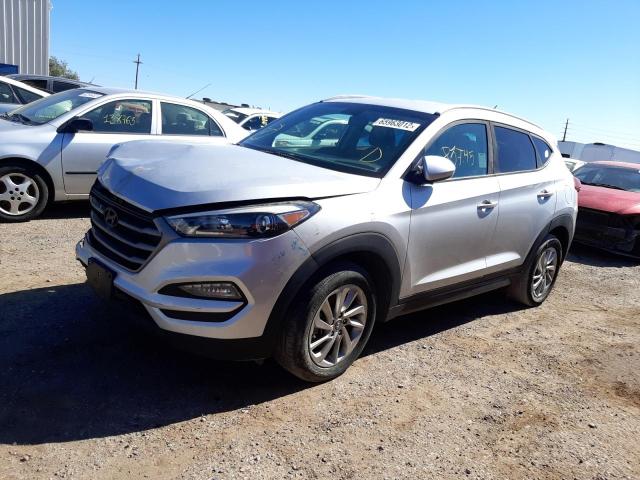 KM8J33A4XGU146970 - 2016 HYUNDAI TUCSON LIM SILVER photo 2