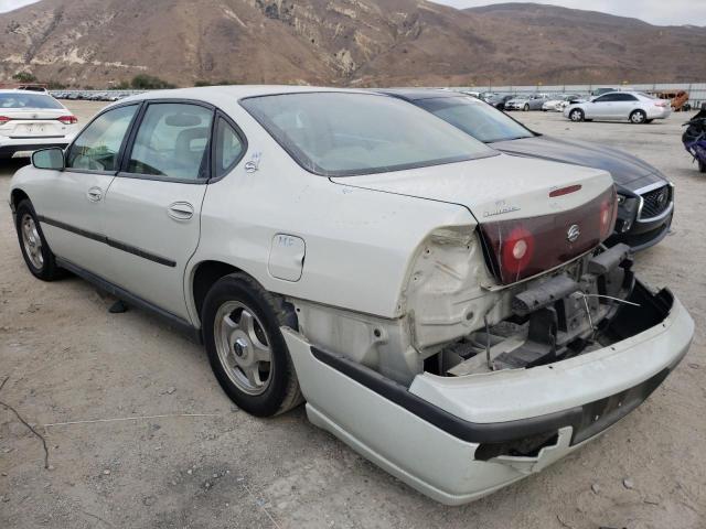 2G1WF55E739143878 - 2003 CHEVROLET IMPALA WHITE photo 3