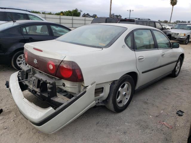 2G1WF55E739143878 - 2003 CHEVROLET IMPALA WHITE photo 4