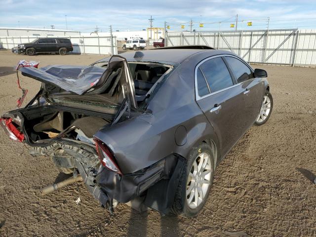 1G1ZE5E00CF196787 - 2012 CHEVROLET MALIBU LTZ ნაცრისფერი ფოტო 4