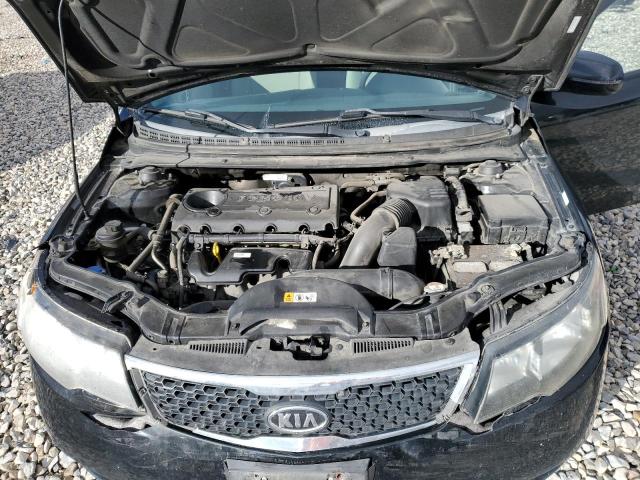 KNAFU4A22D5735333 - 2013 KIA FORTE EX BLACK photo 7