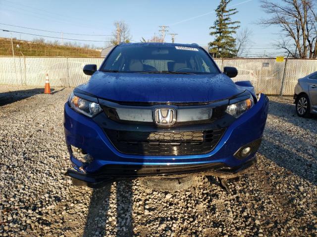 3CZRU6H1XNM774962 - 2022 HONDA HR-V SPORT BLUE photo 9