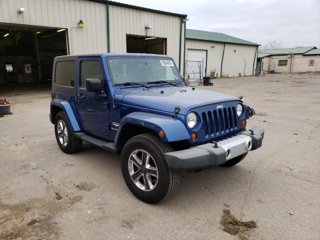 1J4FA54199L772185 - 2009 JEEP WRANGLER S BLUE photo 1