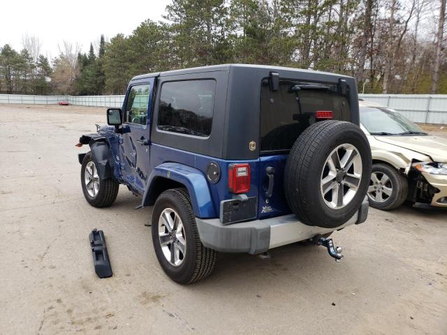 1J4FA54199L772185 - 2009 JEEP WRANGLER S BLUE photo 3