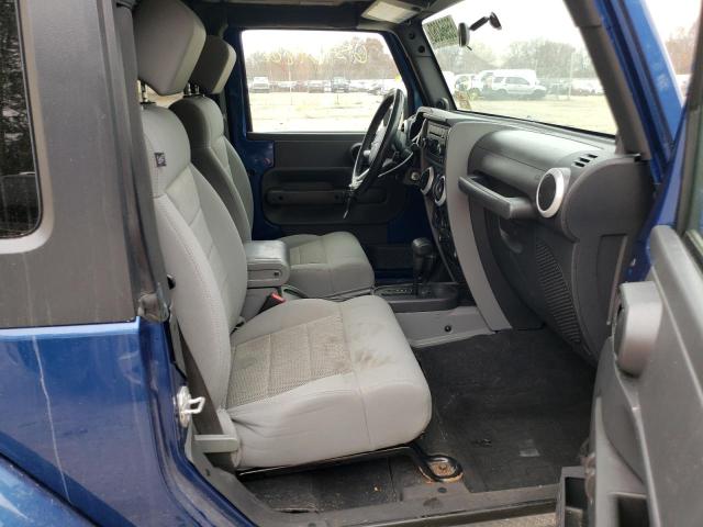 1J4FA54199L772185 - 2009 JEEP WRANGLER S BLUE photo 5