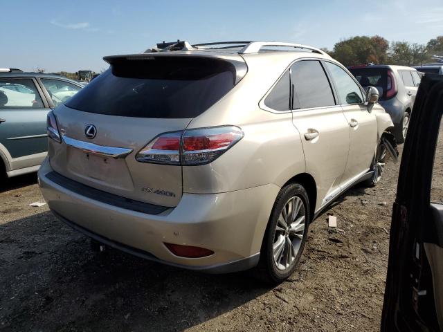 JTJBC1BA3D2060096 - 2013 LEXUS RX 450 BEIGE photo 4