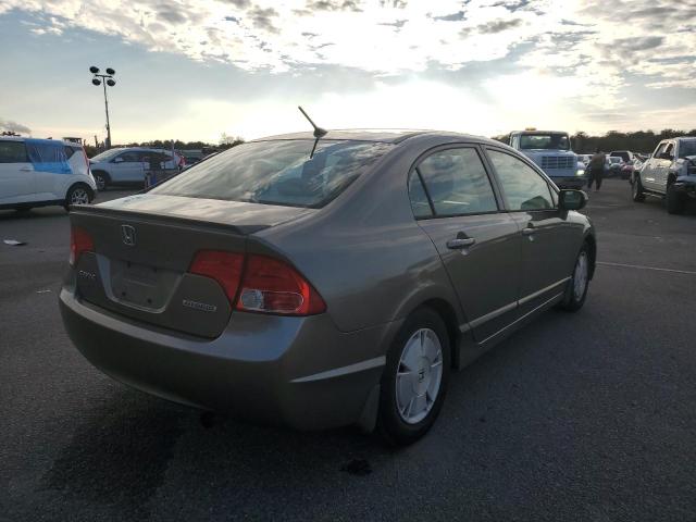 JHMFA362X6S015330 - 2006 HONDA CIVIC HYBR GRAY photo 4