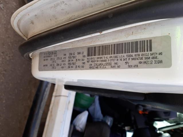 1C4GJWAG4JL929361 - 2018 JEEP WRANGLER S WHITE photo 10