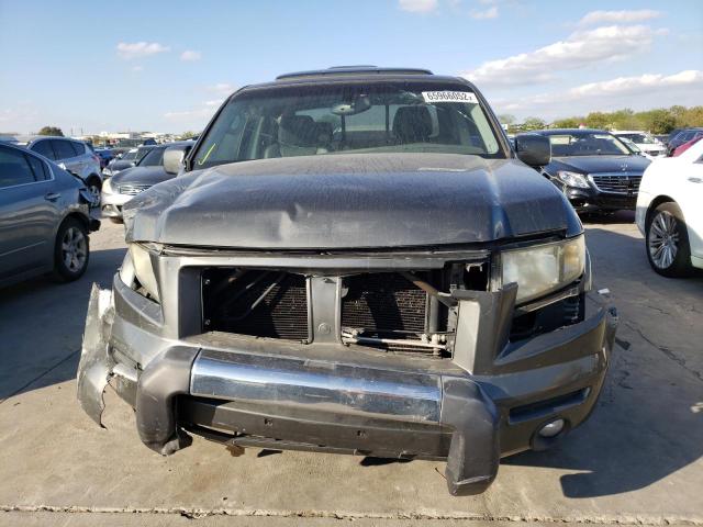 2HJYK165X7H520102 - 2007 HONDA RIDGELINE CHARCOAL photo 5