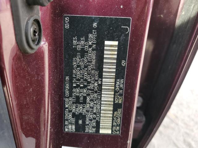 JTLKT324850214117 - 2005 TOYOTA SCION XB Bordo fotoğraf 10