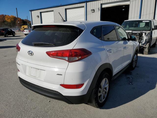 KM8J2CA41JU744813 - 2018 HYUNDAI TUCSON SE WHITE photo 4