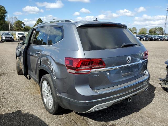 1V2ER2CA5KC594130 - 2019 VOLKSWAGEN ATLAS SEL GRAY photo 3