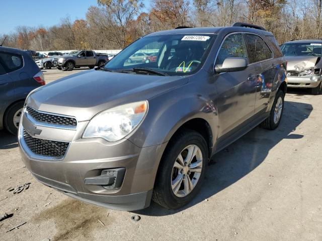 2CNFLEEC3B6284280 - 2011 CHEVROLET EQUINOX lt GRAY photo 2