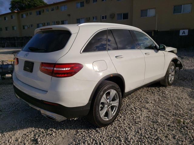 WDC0G4JB7JV064165 - 2018 MERCEDES-BENZ GLC 300 WHITE photo 4