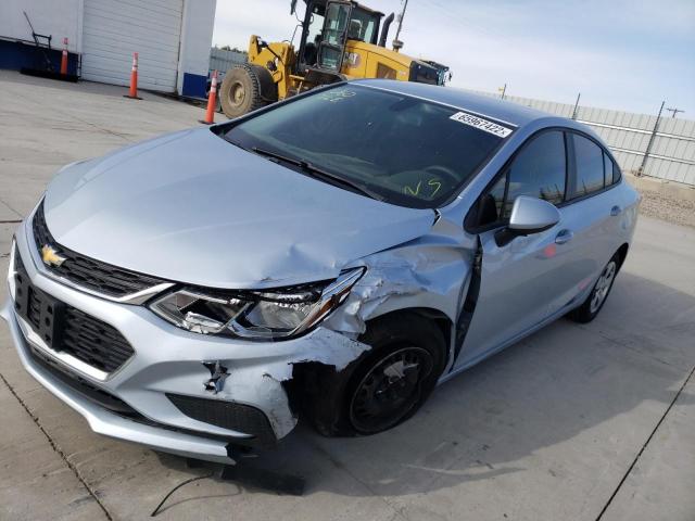 1G1BC5SM2J7157866 - 2018 CHEVROLET CRUZE SILVER photo 2